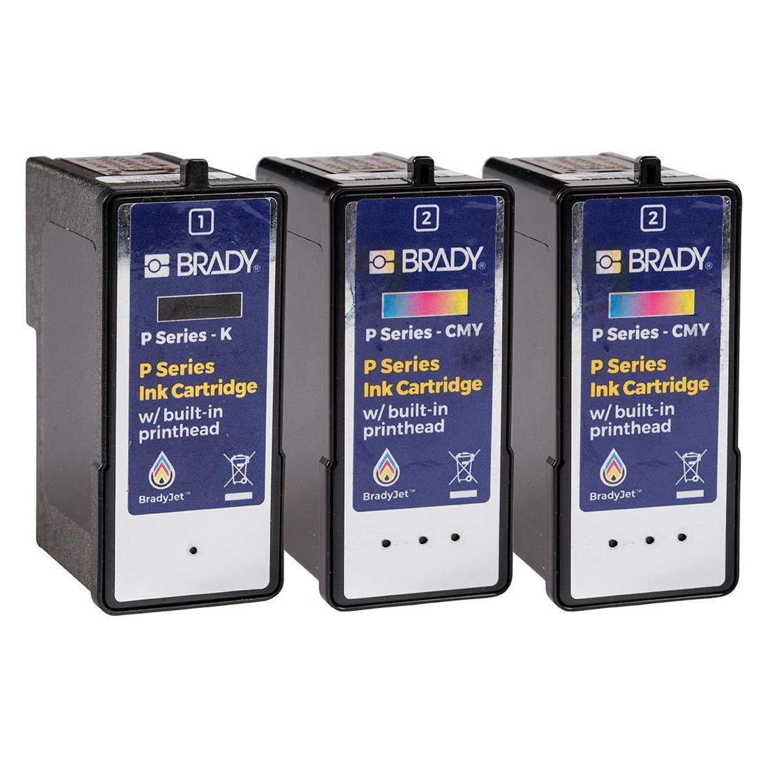Brady Ink Multipack for BradyJetT (P-2CMY1K)