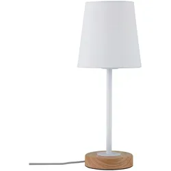 Tischleuchte Stellan in Braun/Weiß max. 20 Watt
