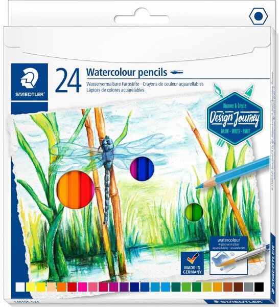 Staedtler Dj Akvarel Farveblyanter   24 Farver
