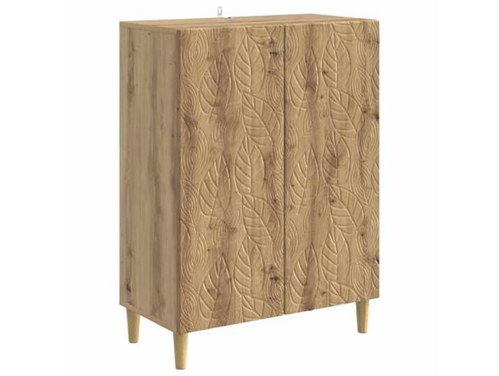 Sideboard Artisan-Eiche 66 x 34,5 x 90 cm Holzwerkstoff Mehrere Fächer, kratzfeste Oberfläche, schmutzabweisend, für Wohnzimmer Esszimmer Flur, robuste Konstruktion