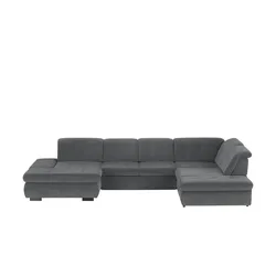 Kollektion Kraft Wohnlandschaft   ¦ grau ¦ Maße (cm): B: 382 H: 102 T: 260.0