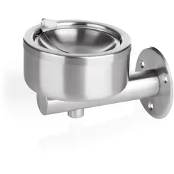WAS Germany - Wandascher mit Klappmechanismus, Ø 12 cm,  Chromnickelstahl