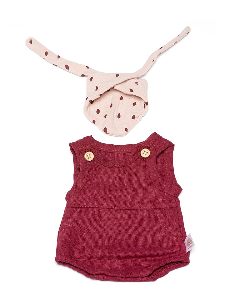 Miniland Puppen-Outfit "Dune" in Rosa/ Bordeaux - ab 3 Jahren - onesize