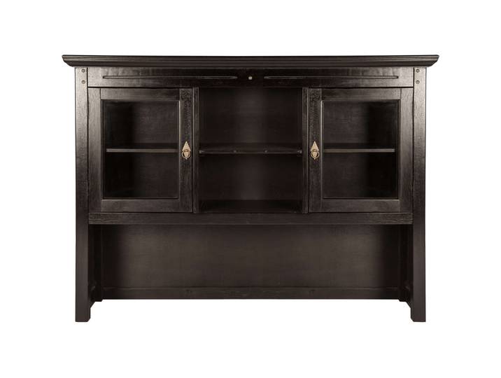 Buffetaufsatz Rumba dunkelbraun Akazie B 148 H 110 cm