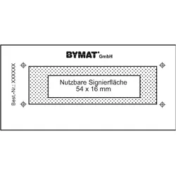 Schweisskraft, Schweissgerät Zubehör, Langzeitschablone 1/2 DIN A8, Nutzfläche 54 x 16 mm, Kunststoffrahmen