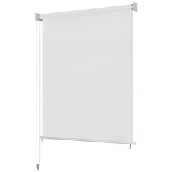 vidaXL Außenrollo 3 : Farbe - Weiss, Größe - 140 x 140 cm