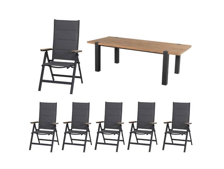 Hartman/Siena Garden Esmee/Tesoro Gartenlounge-Set 7tlg.