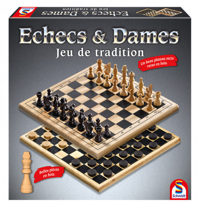 Echecs & Dames - Coffret Gris Schmidt