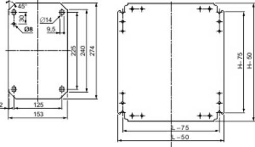 Schneider Electric Montageplatte NSYMM43