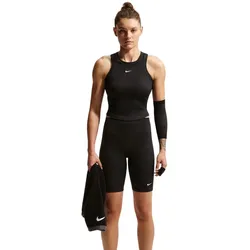 Nike Damen One Dri-Fit Fitted Crop Tank schwarz