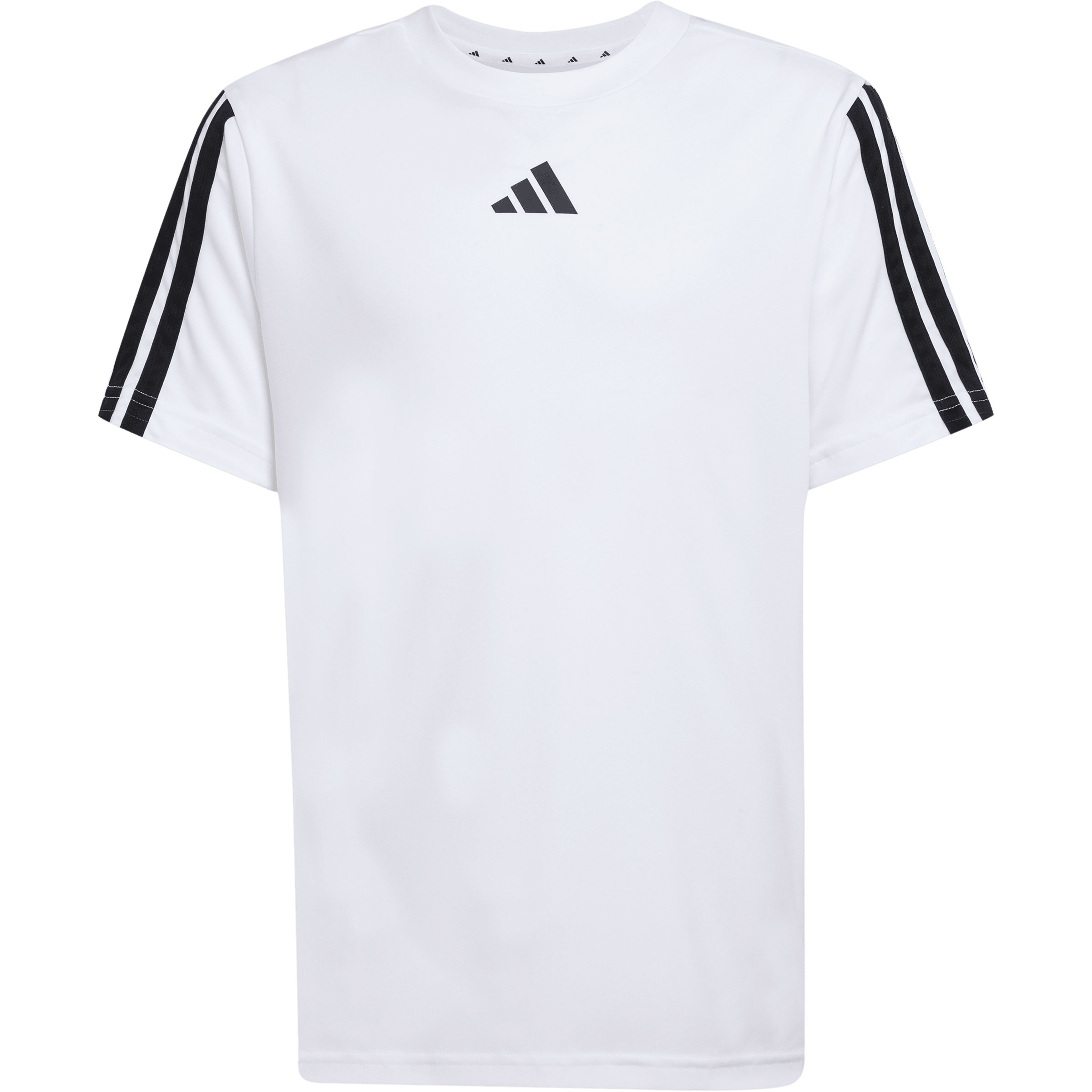 adidas Train Essentials 3-Stripes Kinder T-Shirts weiss Größe 116 Laufen | Training & Fitness Elastisch
