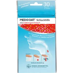 Medcoat Schluckhilfe Erdbeere 30 ST