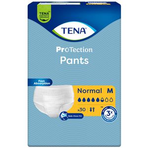 TENA Inkontinenz-Pants ProTection Normal, Unisex, Größe M (80-110cm), Einweg, 5,5 Tropfen, 30 Stück