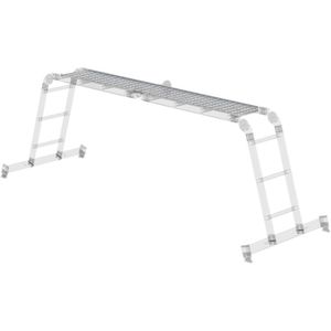 MUNK Belagbühne 30304, aus Aluminium, für Gelenkleiter, (LxB) 201 x 29cm, klappbar