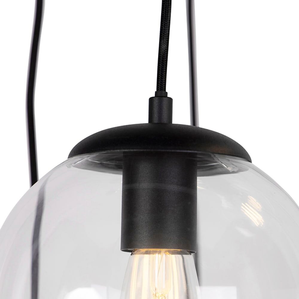 QAZQA Suspension en verre transparent Transparent 65x300x65cm