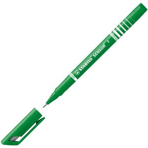 Stabilo Fineliner Sensor F, 189/36, grün, Strichbreite 0,3 mm