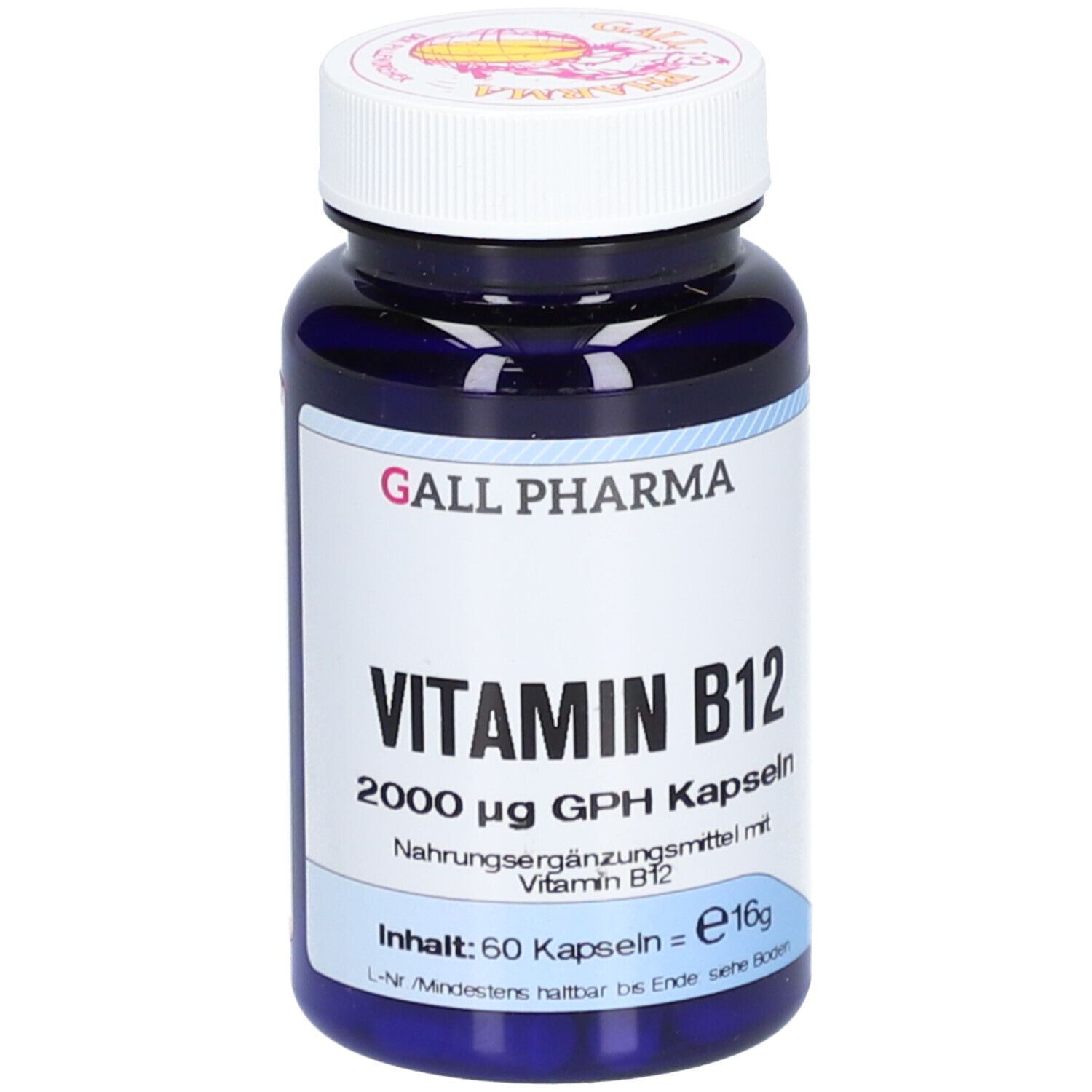 Vitamin B12 2000 µg GPH Kapseln 60 St