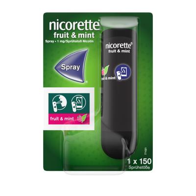 Nicorette Fruit & Mint Spray 1 mg/Sprühstoß NFC St
