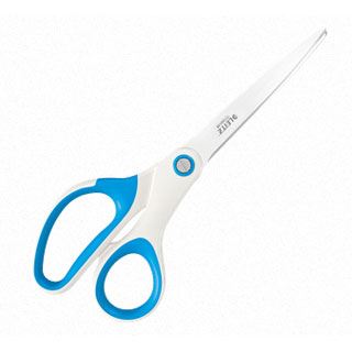 Leitz Schere WOW Titan, Länge: 205 mm (8"), blau-metallic