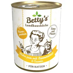 Bettys Landhausküche Katze Huhn pur | 6x 400g Katzennassfutter