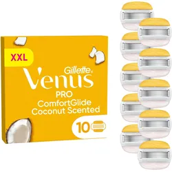 Venus Optic, Rasierklingen, Venus - Gillette Venus Pro ComfortGlide Coconut & Olay Razor Blades - Yellow/White - 10 pcs (10x)