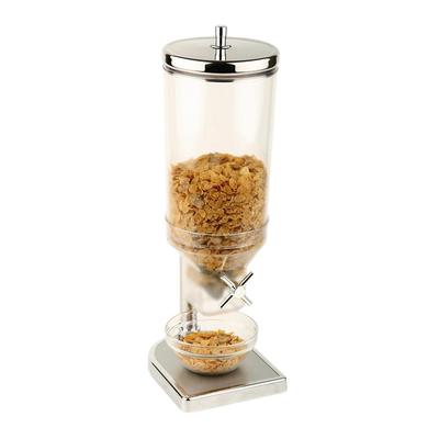 Müslispender APS "Fresh+Easy", transparent, B:17,5cm H:52cm L:22cm, Edelstahl, Kunststoff, Lebensmittelaufbewahrungsbehälter, Müslispender