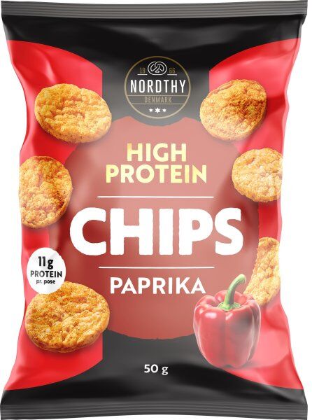 Nordthy High Protein Chips Paprika, 50 G