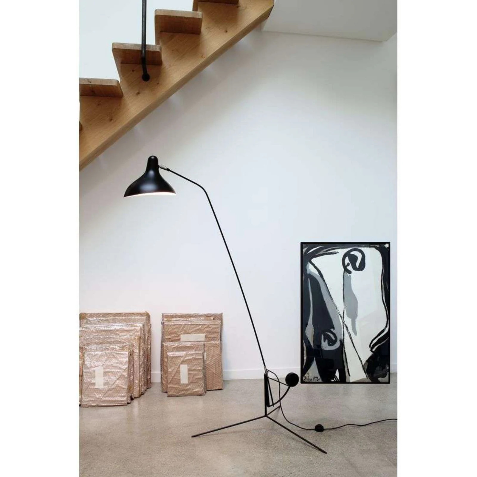Schottlander DCW Mantis Bs1 Vloerlamp Black - Metaal
