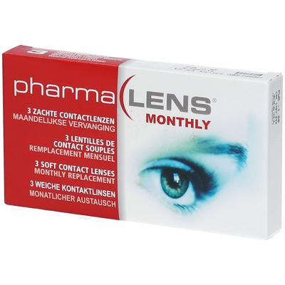 PharmaLens Maandlenzen (Dioptrie -1.00) 3 St Kontaktlinsen