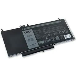 Dell BTRY,PRI,62WHR,4C,LITH,BYD (4 Zellen, 8260 mAh), Notebook Akku, Schwarz