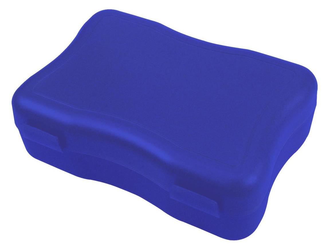 Lunchbox Wave groot blauw - BPA-vrije duurzame lunchbox met kliksluiting