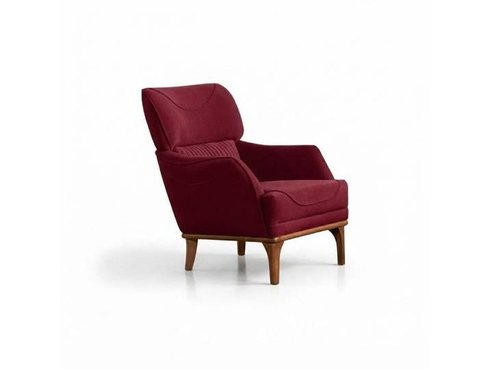 JVmoebel Sessel Bequemer grauer Sessel aus hochwertigem Textil für stilvolles Wohnen (Sessel), Made in Europa