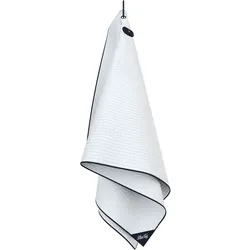 Blue Tees Golfhandtuch Magnetic, weiss