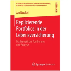 Replizierende Portfolios in der Lebensversicherung, Fachbücher von Jan Natolski
