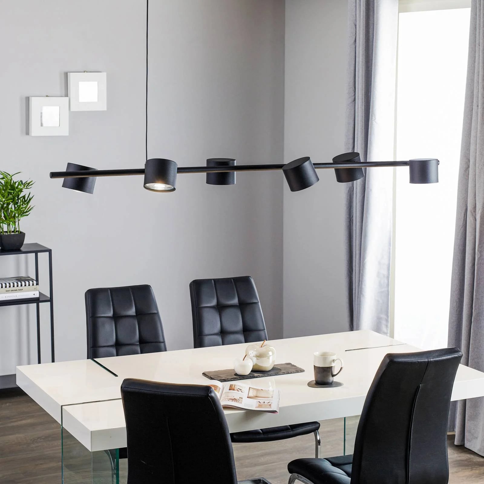 Aldex Moderne Hanglamp Bot, Dimbaar, Zwart, Metaal