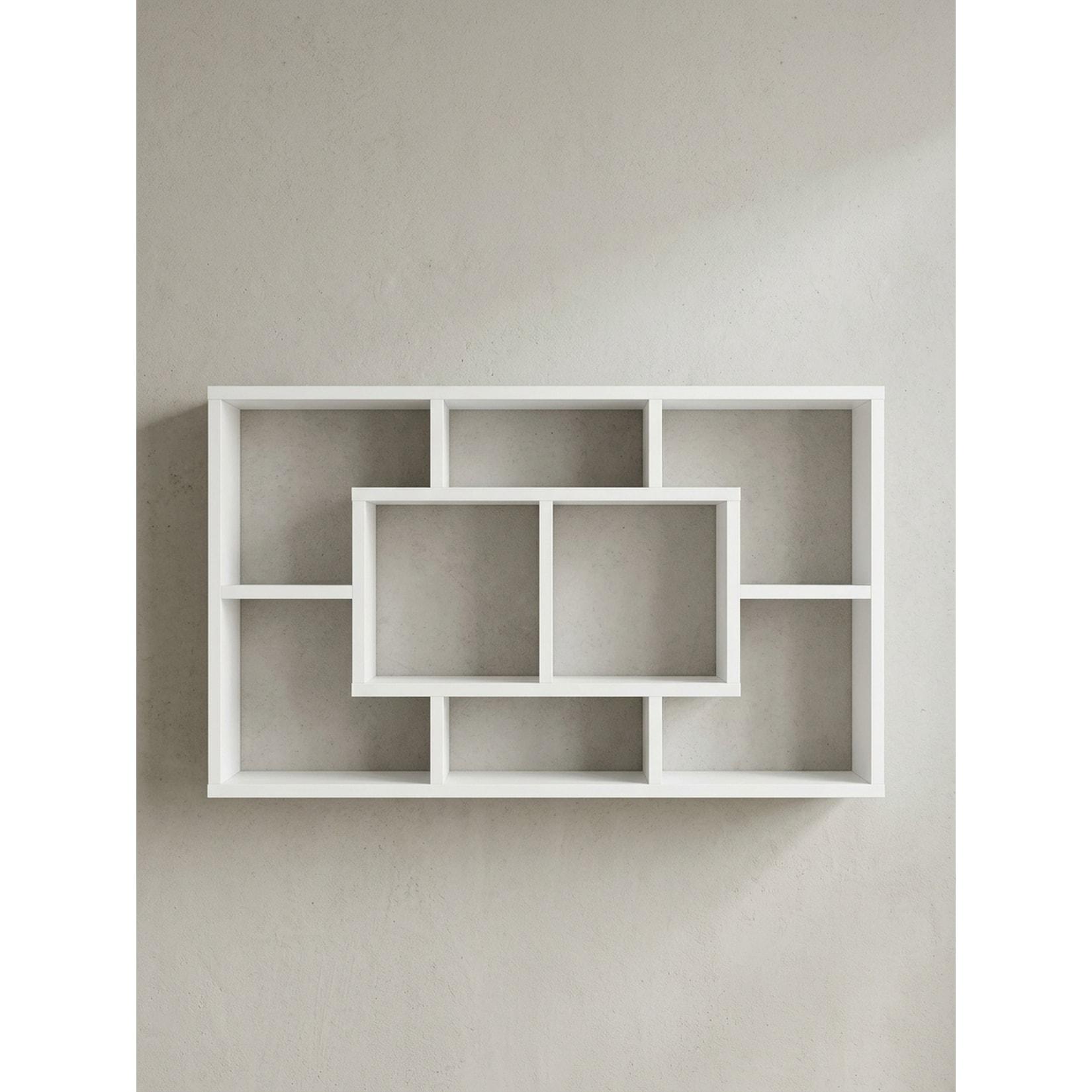 KADIMA DESIGN Wandregal RUR: Modernes Design, MDF, 85x47.5x16 cm, melaminharzbeschichtet