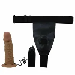Baile, Dildo, Pretty Love Vibro Strap-on Harness, superweicher Phalluskopf aus Silikon.