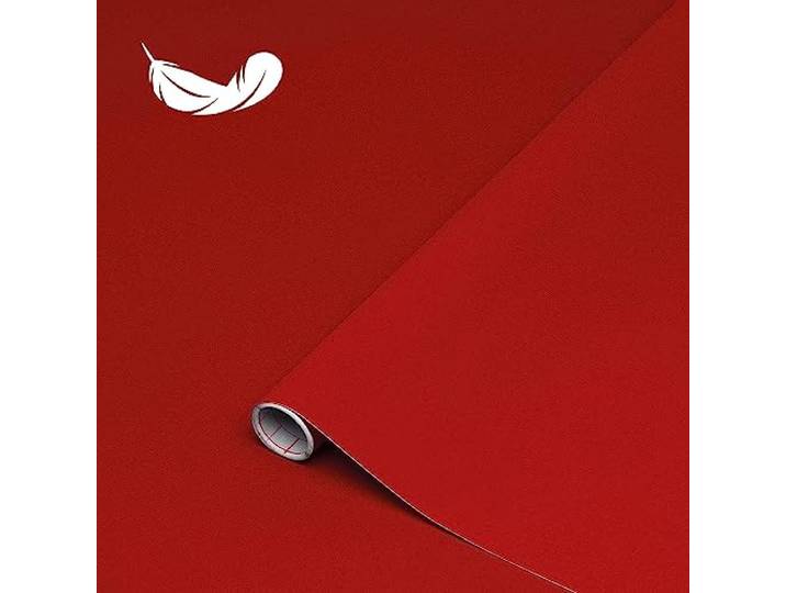 d-c-fix film adhésif pour meuble décoratif Rouge 45 cm x 1 m film adhésif décoratif meubles facile d'entretien pour cuisine\, armoire\, table et rebord de fenêtre – moderne & durable