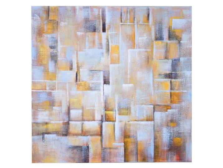ÖLGEMÄLDE CUBES HANDGEMALT Mehrfarbig