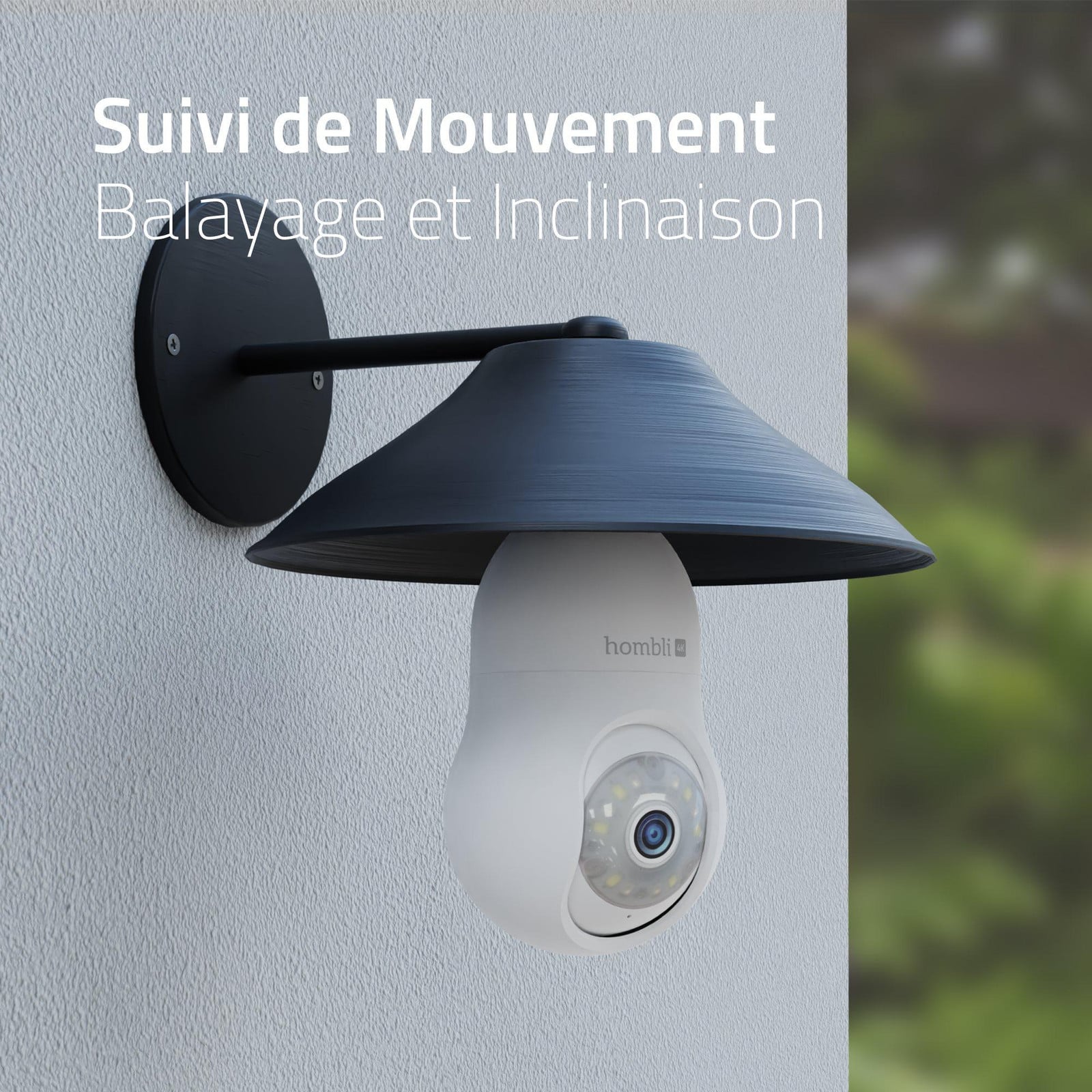 Hombli Bulb Cam 4K slimme buitencamera, wit