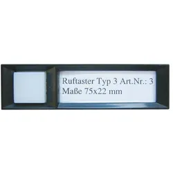 Legrand 3 Ruftaster für Türstation Serie 500, Abmessungen: 75 x 22 mm