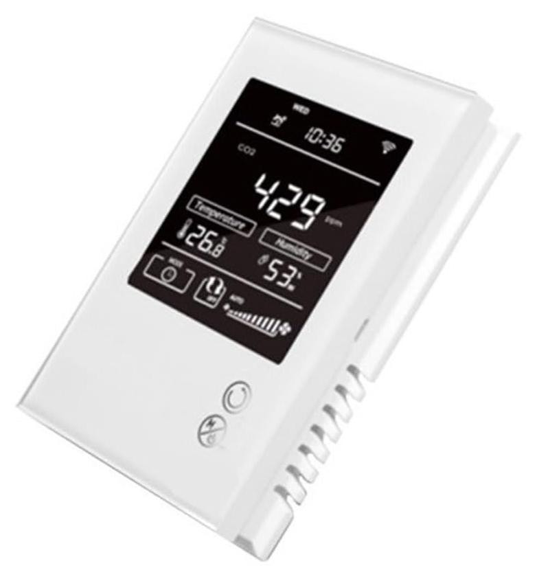 MCO Home Z-Wave slimme koolstofdioxide-sensor MH9-CO2-WD, wit