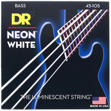 DR Strings Neon White NWB-45