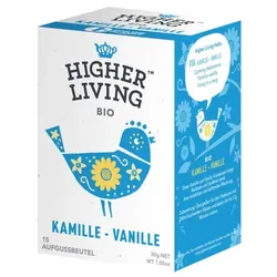 Higher Living Chamomile & Vanilla bio (15Btl)