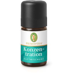 Primavera Duftöl Konzentration Duftmischung, Konzentration & Klarheit, für Duftlampen, 5 ml