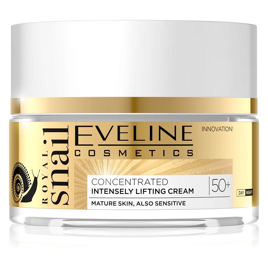 Eveline Royal Snail 50+ Snail Slime Therapy Concentrated Strongly Lifting Cream For Day And Night (50 ml) (PARF135832)