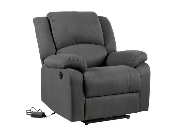 Fauteuil électrique inclinable CLOUD gris anthracite