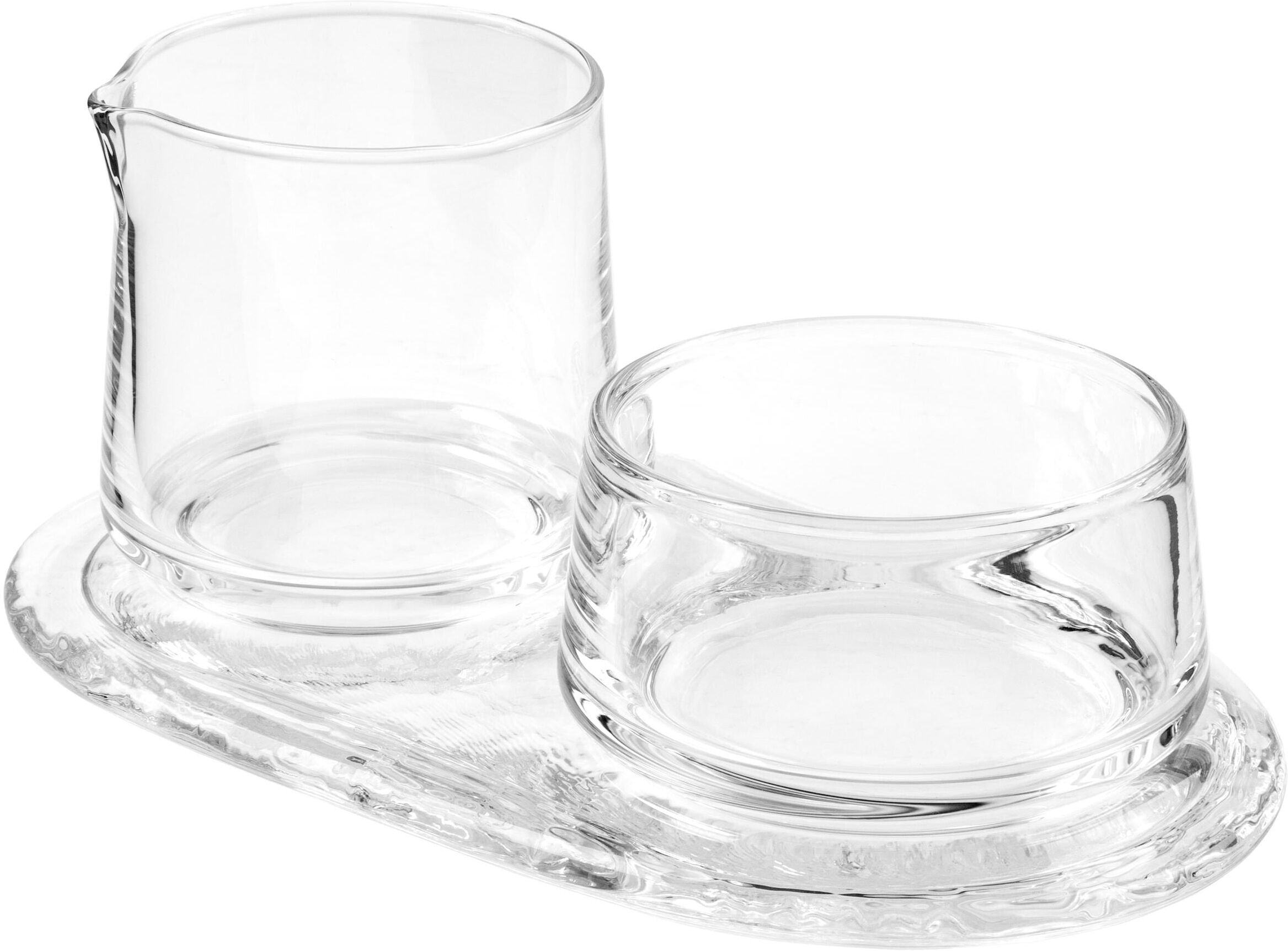 Zuckerdose GLASI HERGISWIL "Mona Lisa 210 x 115 x 90 mm", transparent, Lebensmittelaufbewahrungsbehälter, Zuckerdose transparent Einheitsgröße
