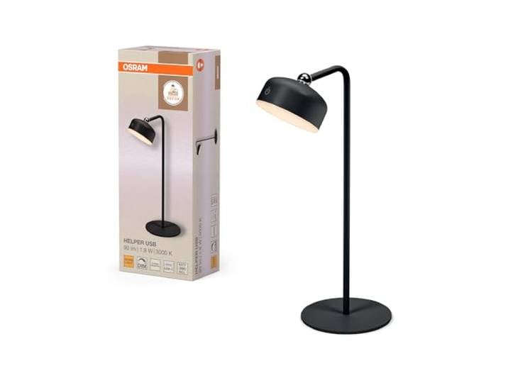 Osram Luminaire LED avec batterie USB\, 3000 K\, 100 lm\, Touch-DIM\, 250 mAh\, support magnétique\, utilisable comme luminaire de table\, à pince ou veilleuse