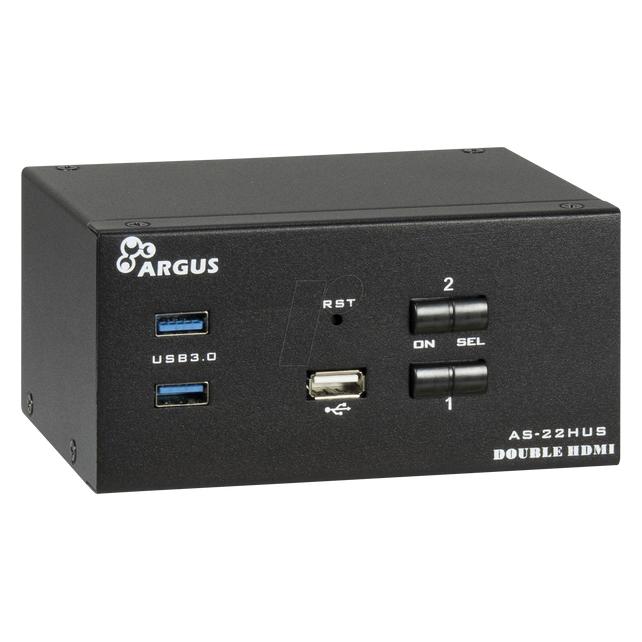 Intertech Inter-Tech IPC KVM Switch AS-22HUS (88887410)
